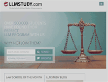 Tablet Screenshot of llmstudy.com